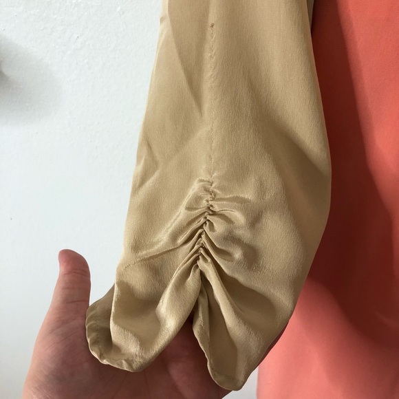 Leona by Lauren Leonard Silk Mod Color-block Dress - Picture 3 of 8